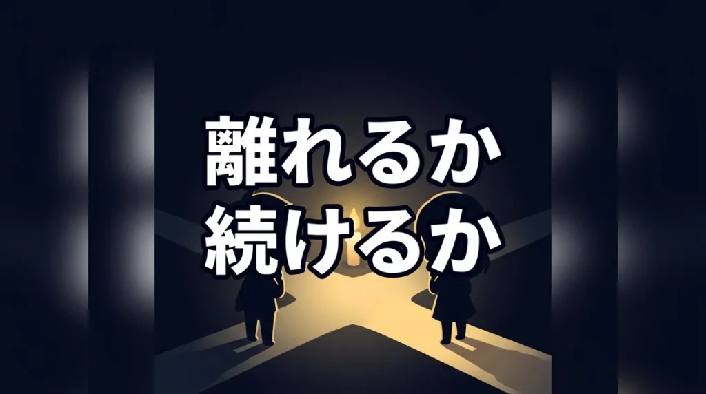 離れるか 続けるか
